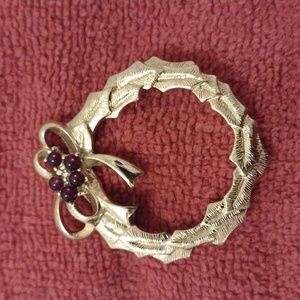 Vintage Christmas brooche by Monet